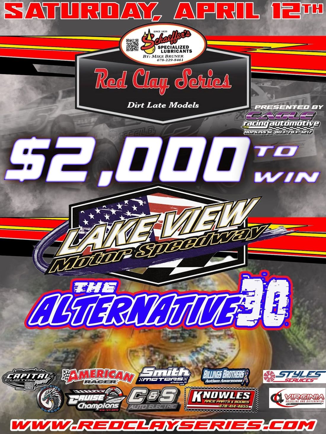 Red Clay 602 Late Model Series Set to Invade Lake View Motor Speedway on Saturday, April 12