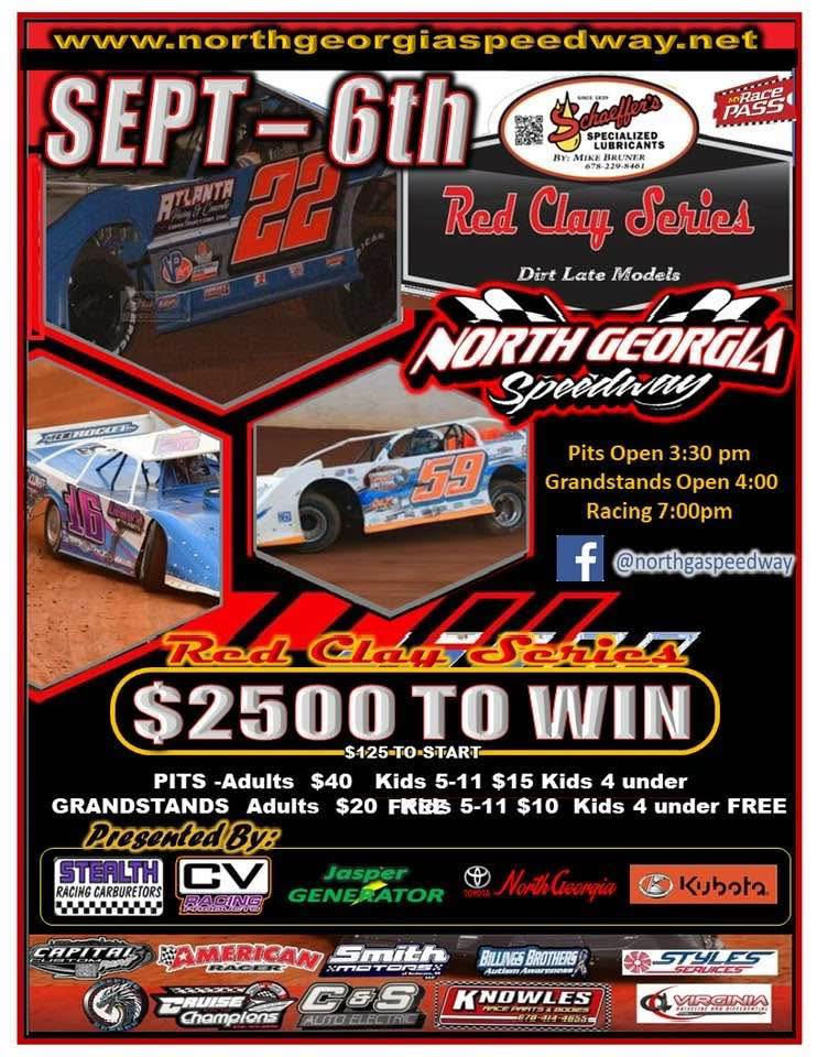 Round Sixteen of Red Clay 602 Late Model Series Set for Saturday at North Georgia Speedway