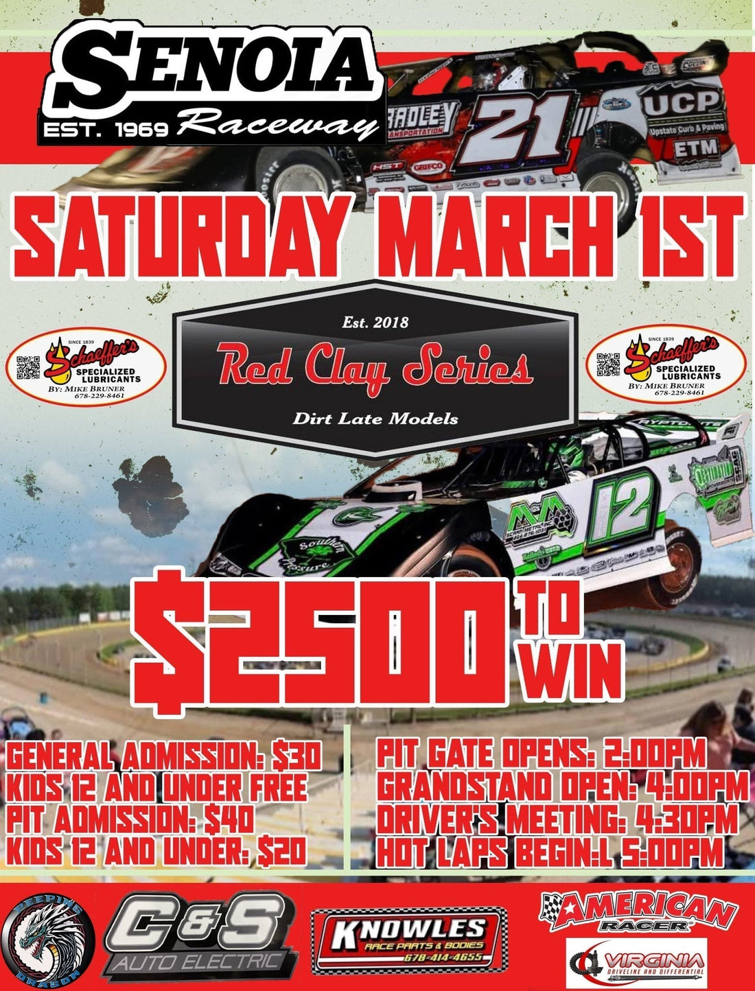 Red Clay 602 Late Model Series Kicks Off 2025 Campaign Saturday at Senoia Raceway