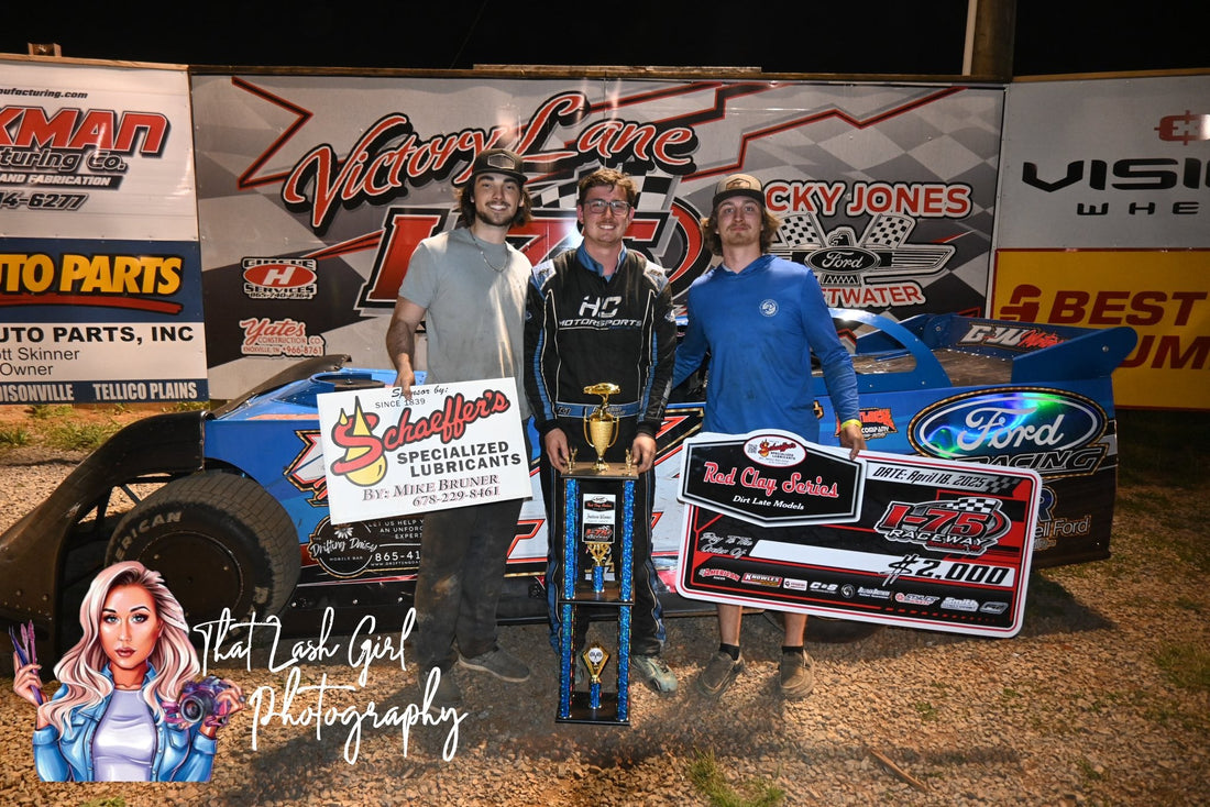 Hayden Cardwell Cashes $2,000 Paycheck for Red Clay 602 Late Model Series Win at I-75 Raceway