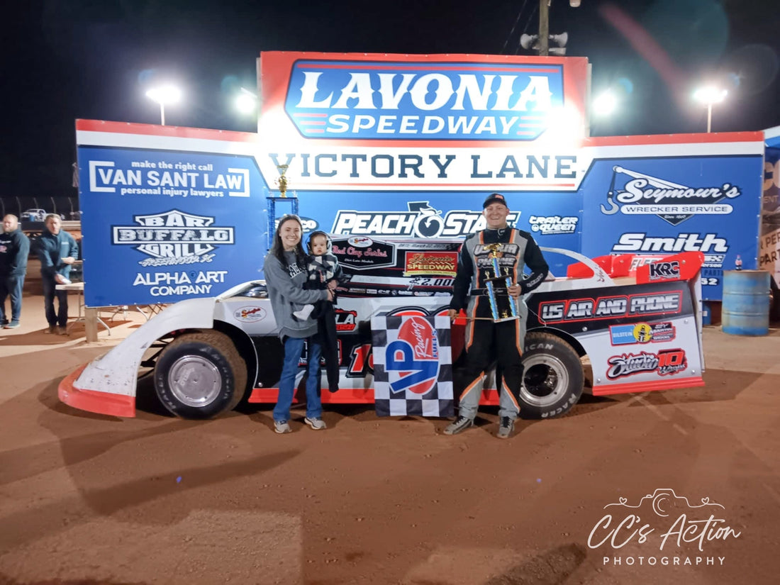 Jay Coen Wires Red Clay 602 Late Model Series Field to Pocket $2,000 at Lavonia Speedway