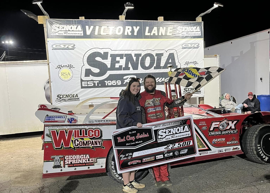 Kenny Collins Cashes in at Senoia Raceway for $2,500 Red Clay Series Victory