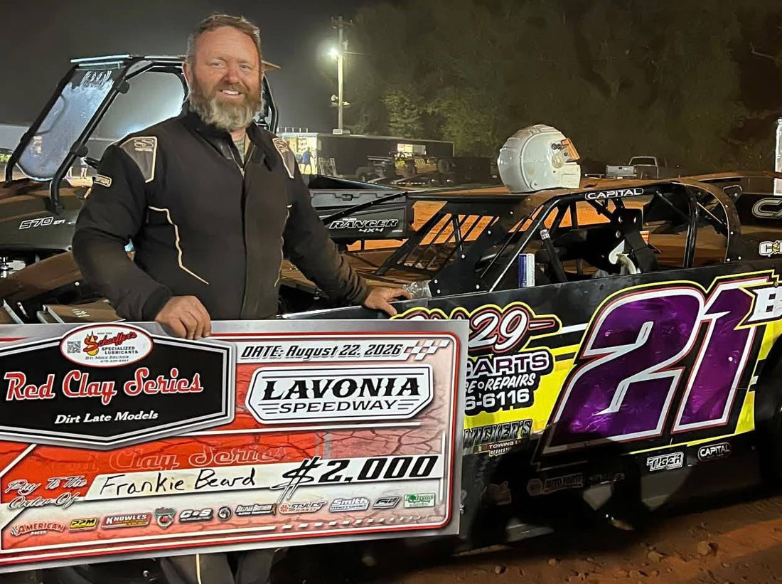 Frankie Beard Awarded Red Clay 602 Late Model Series Victory at Lavonia Speedway!