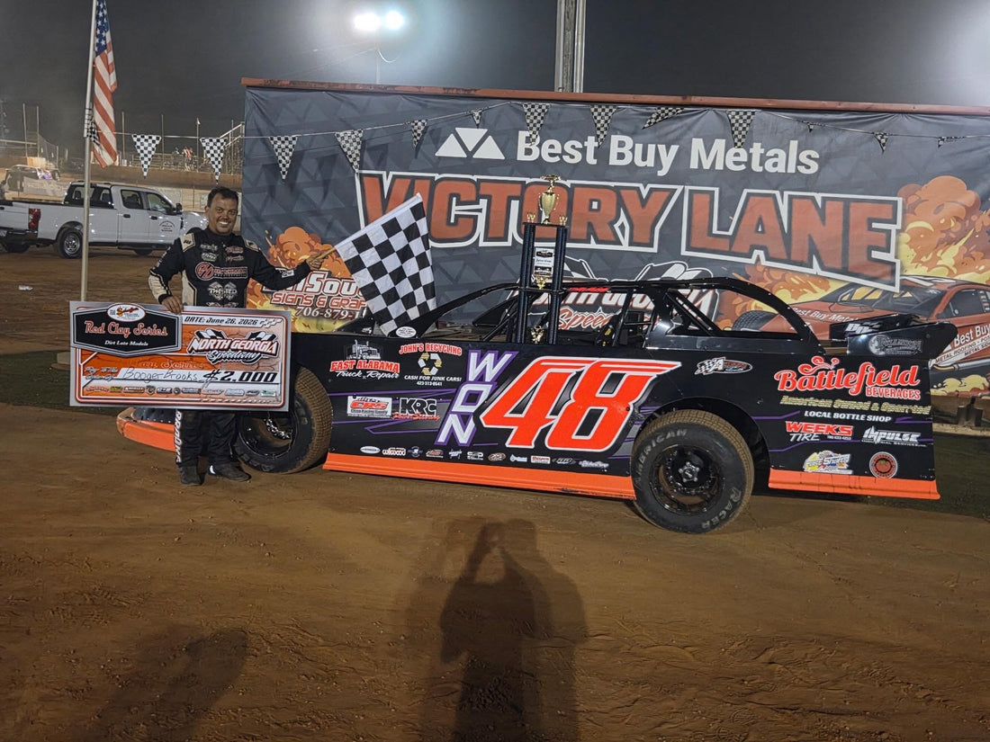 Booger Brooks Beats Red Clay 602 Late Model Series Foes for North Georgia Win
