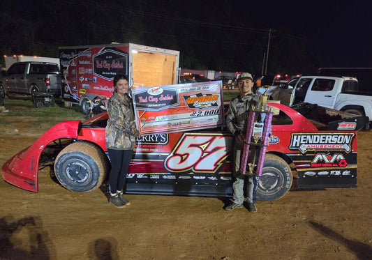 Luke Cooper Inherits Red Clay 602 Late Model Series Victory at Harris Speedway