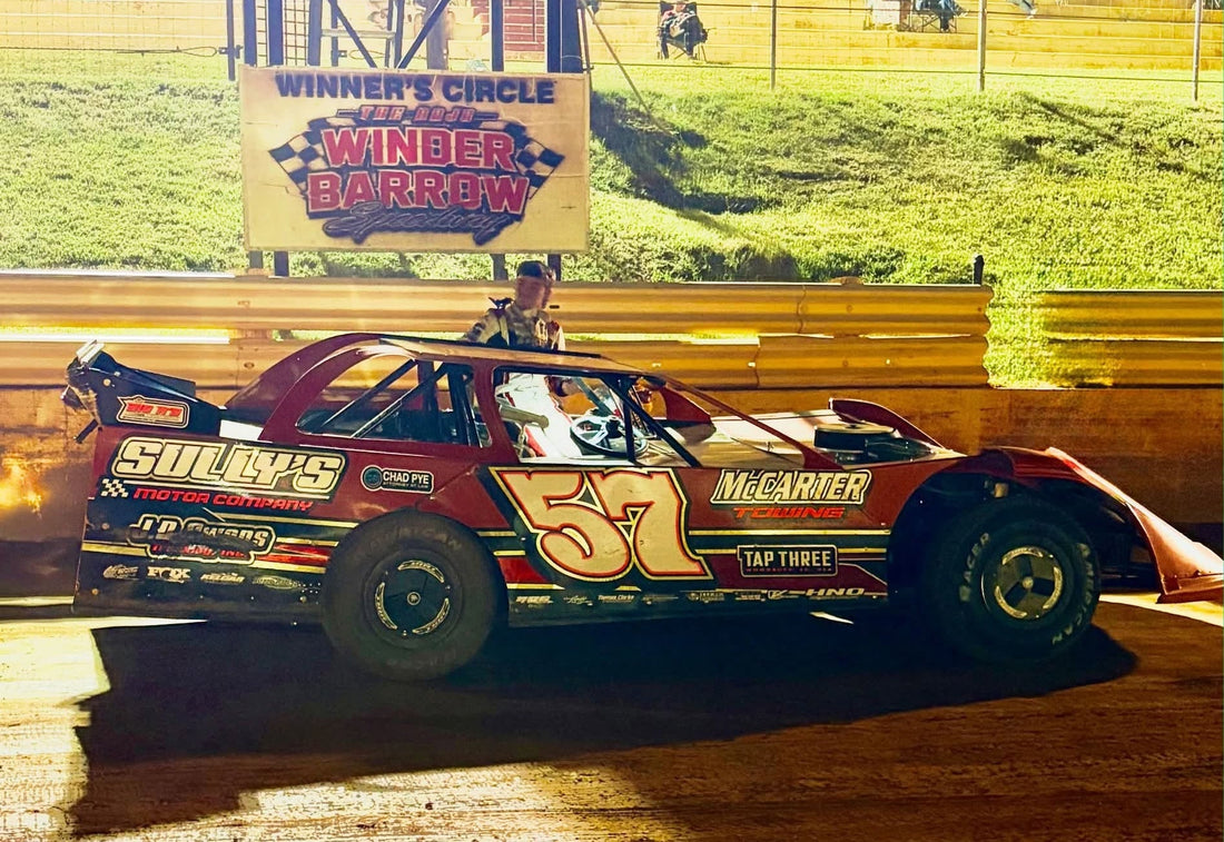 Luke Cooper Keeps Rolling; Wins Third Straight with Red Clay Series at Winder-Barrow Speedway