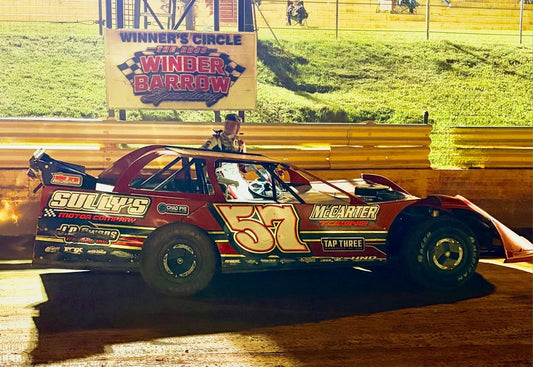 Luke Cooper Keeps Rolling; Wins Third Straight with Red Clay Series at Winder-Barrow Speedway
