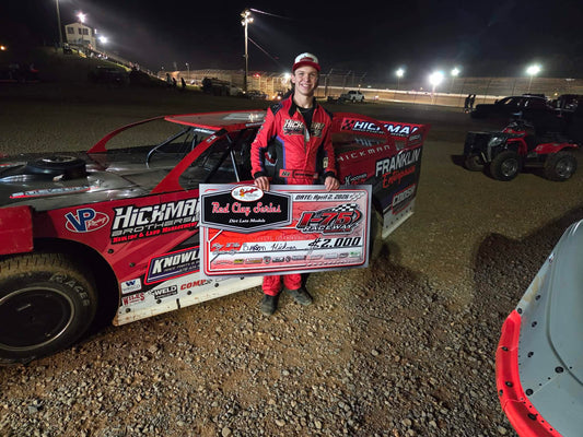 Bryson Hickman Hustles to $2,000 Red Clay 602 Late Model Series Victory at I-75 Raceway