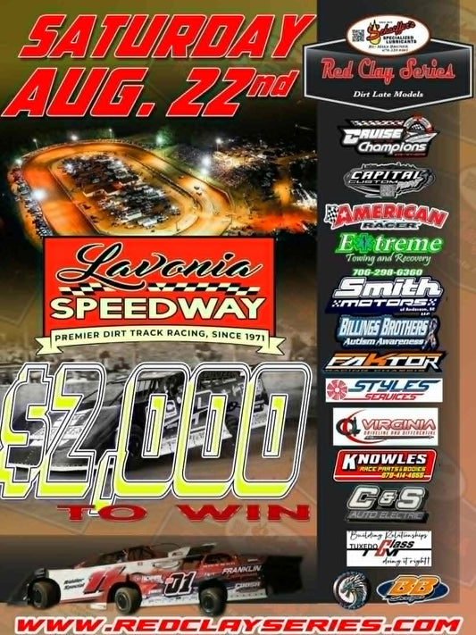 Saturday Night Shootout at Lavonia Speedway Ahead for Red Clay 602 Late Model Series Competitors