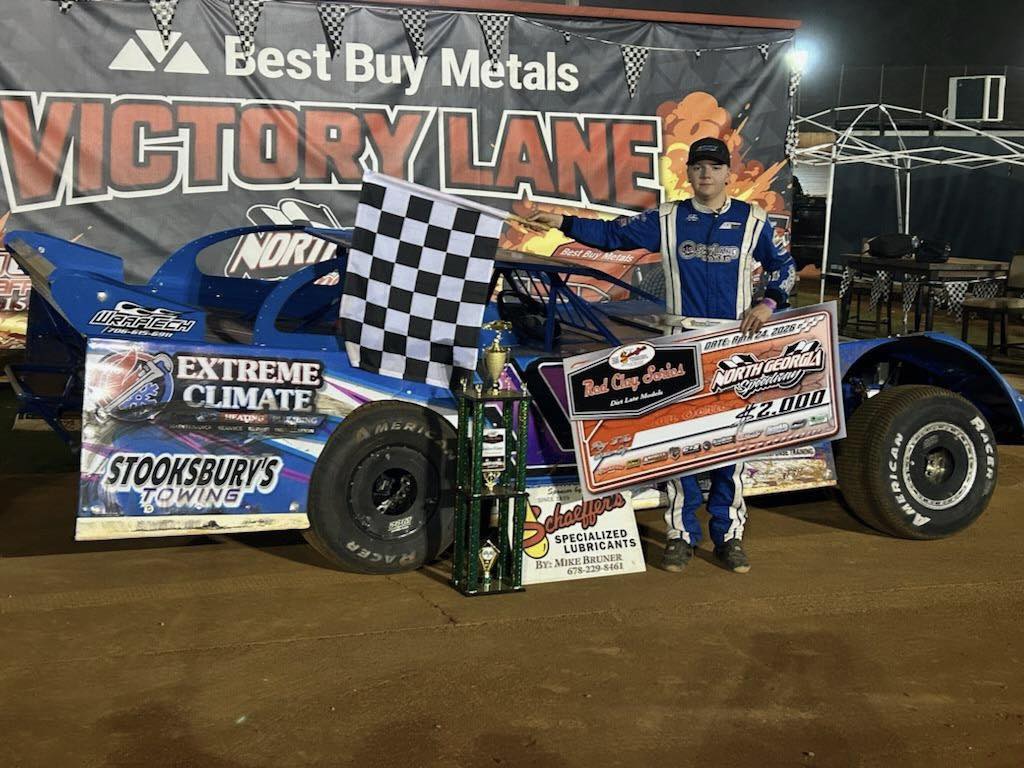 Dawson Lowe Lands Red Clay 602 Late Model Series Victory at North Georgia Speedway