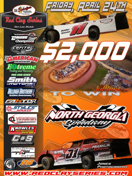 Red Clay 602 Late Model Series Set for Stop at North Georgia Speedway on Friday, April 24