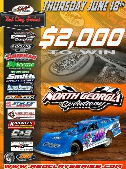 Red Clay 602 Late Model Series Gears Up for June 18 Visit to North Georgia