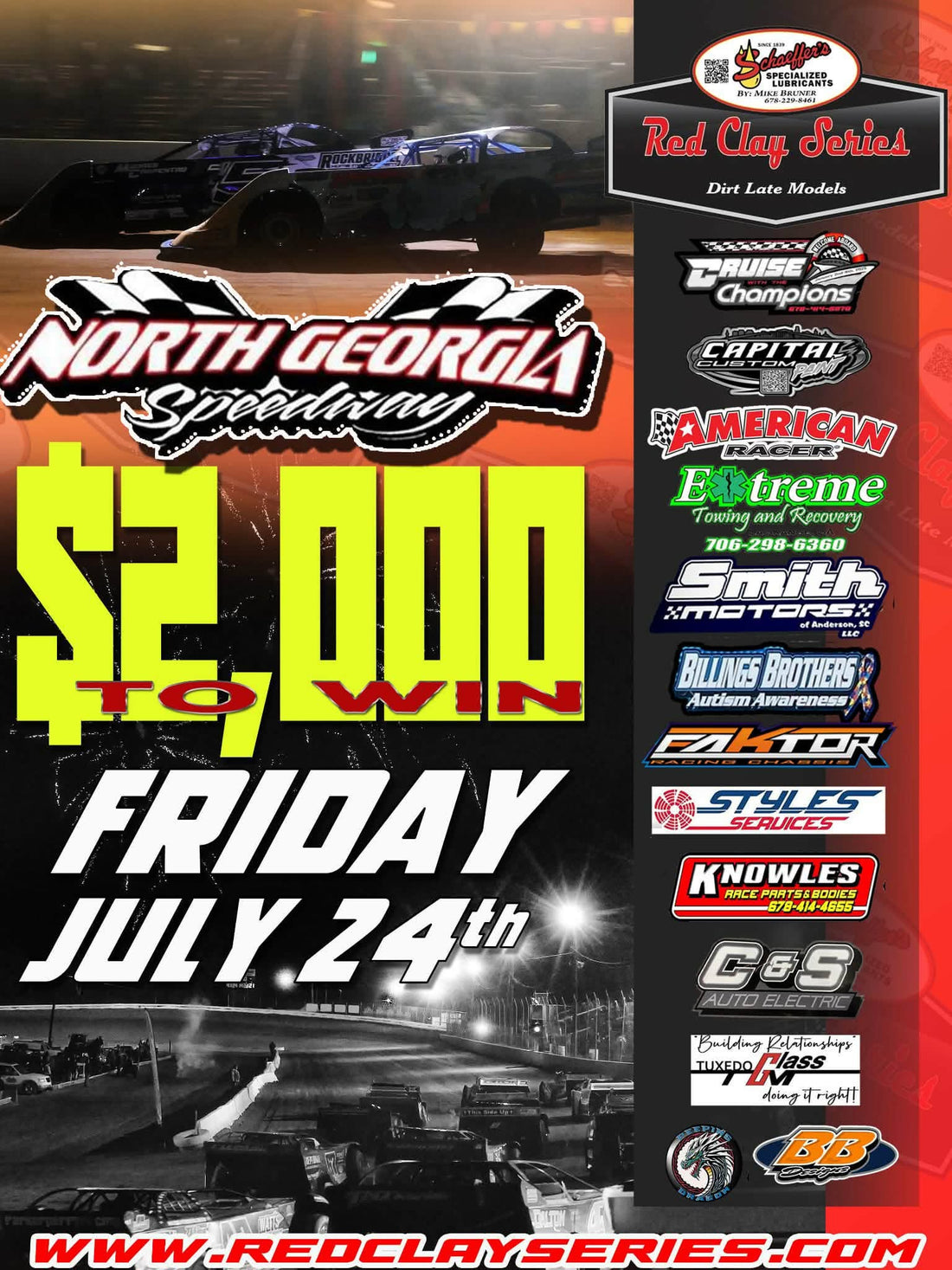 North Georgia Speedway Next for Red Clay 602 Series on Friday, July 24