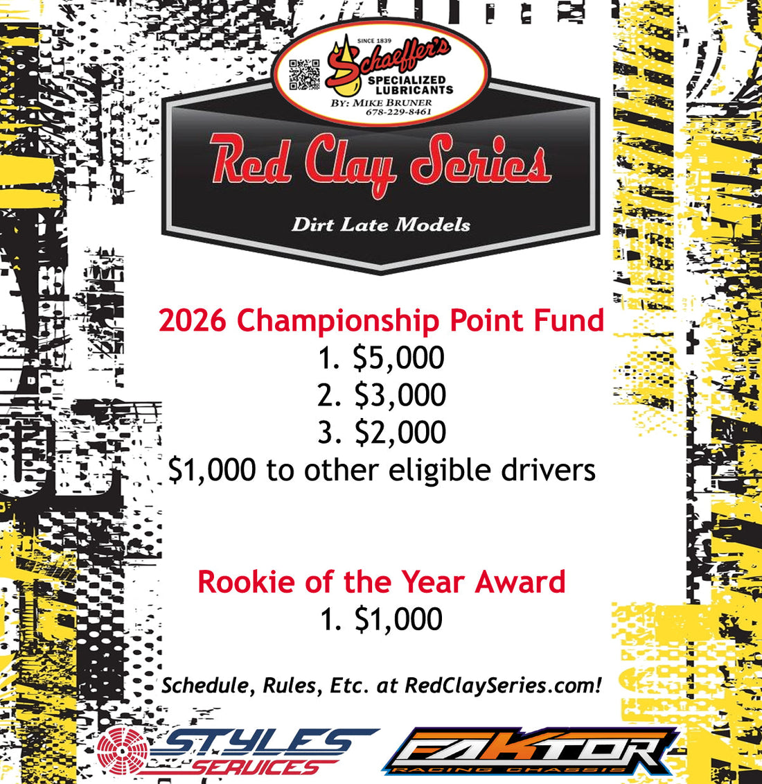 Faktor Racing Chassis Bumps Rookie of the Year Award to $1,000