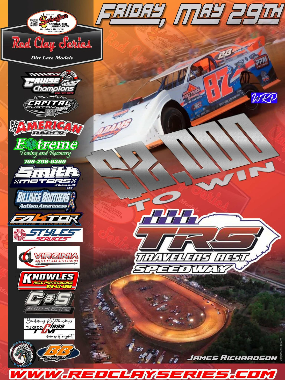 Travelers Rest Speedway Hosts Red Clay Series on Friday, May 29