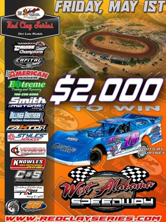 West Alabama Speedway Next on Schedule for Red Clay 602 Series